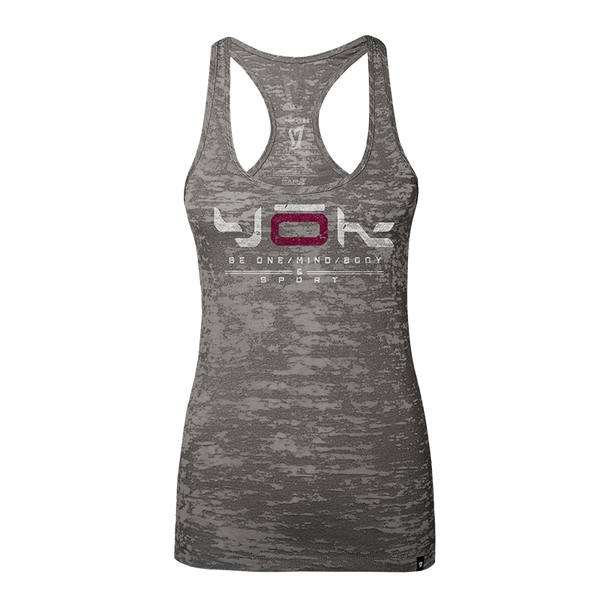 Hope tank - Lady's Burnout Racerback Tank Top (light Gray)