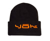 YOK Classic Beanies Black & Orange