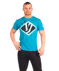 TRAIN HARD Turquoise ActiveWear Shirt