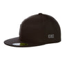 YOK Black and Gray Fitted Cap