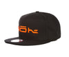 YOK B1Ballcap Orange & Black Snap Back Hat