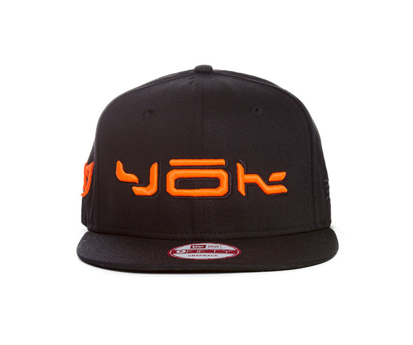 YOK B1Ballcap Orange & Black Snap Back Hat
