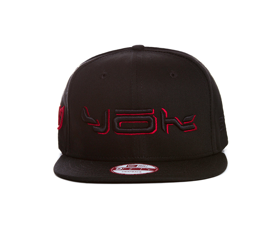YOK B1Ballcap Black & Red Snap Back Hat