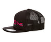 Black and Pink Snap Back Hat